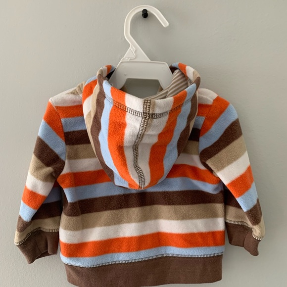 Carter’s 3 month fleece zip up hoodie. - Picture 2 of 3